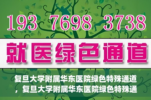 复旦大学附属华东医院绿色特殊通道，复旦大学附属华东医院绿色特殊通道，健康之路的新篇章