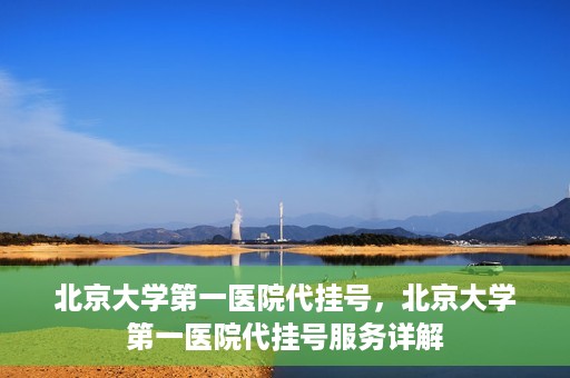 北京大学第一医院代挂号，北京大学第一医院代挂号服务详解