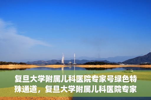 复旦大学附属儿科医院专家号绿色特殊通道，复旦大学附属儿科医院专家号绿色通道，为特殊需求患者提供便捷就医体验