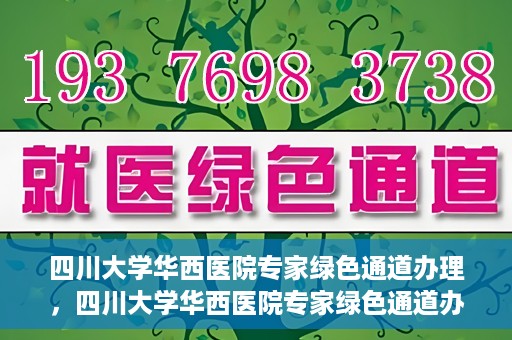 四川大学华西医院专家绿色通道办理，四川大学华西医院专家绿色通道办理详解，一站式高效就医体验