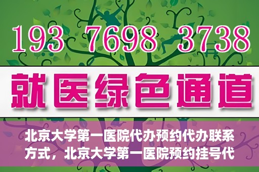 北京大学第一医院代办预约代办联系方式，北京大学第一医院预约挂号代办联系方式解析