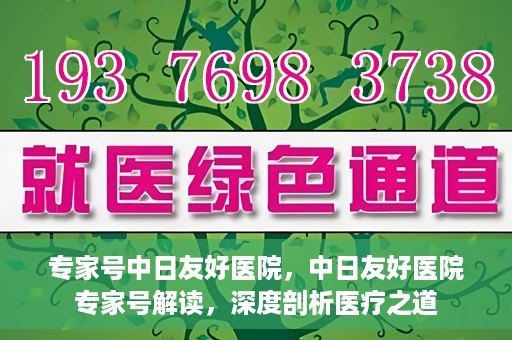 专家号中日友好医院，中日友好医院专家号解读，深度剖析医疗之道