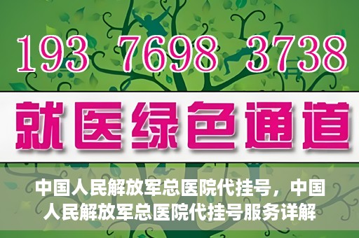 中国人民解放军总医院代挂号，中国人民解放军总医院代挂号服务详解