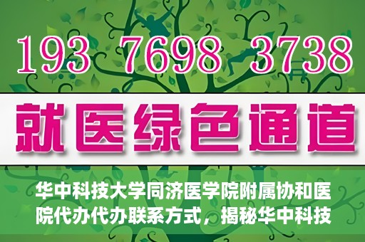 华中科技大学同济医学院附属协和医院代办代办联系方式，揭秘华中科技大学同济医学院附属协和医院代办联系方式，一站式服务指南