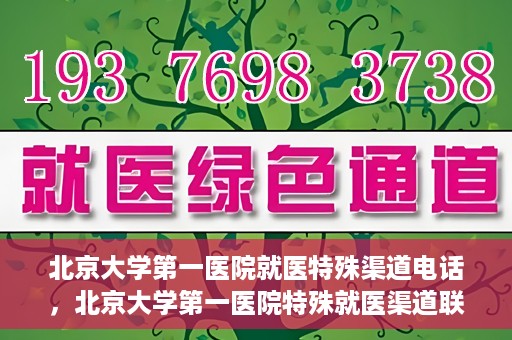北京大学第一医院就医特殊渠道电话，北京大学第一医院特殊就医渠道联系电话详解