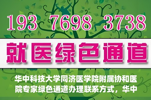 华中科技大学同济医学院附属协和医院专家绿色通道办理联系方式，华中科技大学同济医学院附属协和医院专家绿色通道联系指南