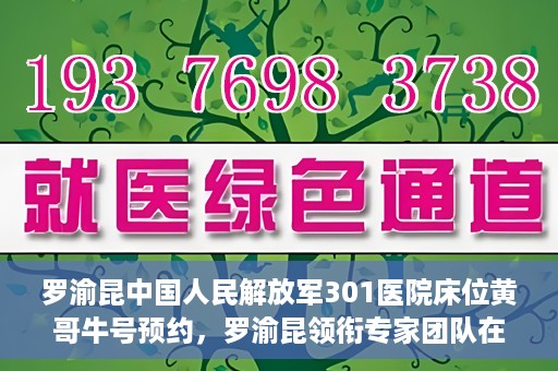 罗渝昆中国人民解放军301医院床位黄哥牛号预约，罗渝昆领衔专家团队在解放军301医院床位预约揭秘，黄哥牛号预约攻略揭秘