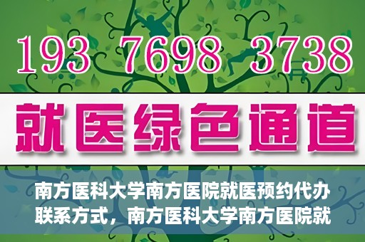 南方医科大学南方医院就医预约代办联系方式，南方医科大学南方医院就医预约代办服务指南，详细联系方式揭秘