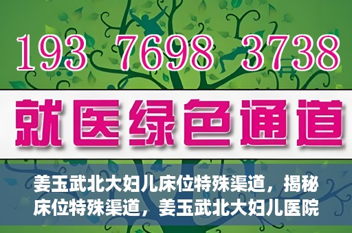 姜玉武北大妇儿床位特殊渠道，揭秘床位特殊渠道，姜玉武北大妇儿医院背后的故事