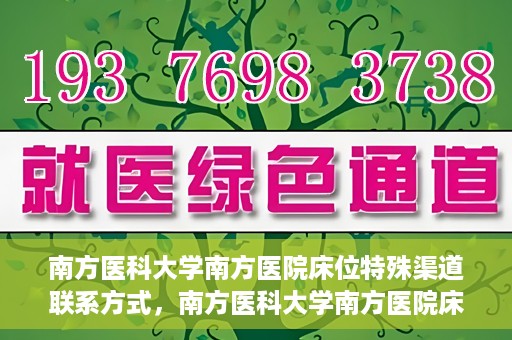 南方医科大学南方医院床位特殊渠道联系方式，南方医科大学南方医院床位预约及特殊渠道联系方式揭秘