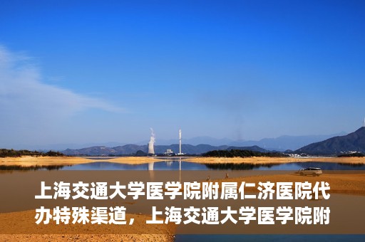 上海交通大学医学院附属仁济医院代办特殊渠道，上海交通大学医学院附属仁济医院特殊渠道代办服务详解