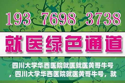 四川大学华西医院就医就医黄哥牛号，四川大学华西医院就医黄哥牛号，就医新体验与医疗创新力量