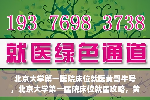 北京大学第一医院床位就医黄哥牛号，北京大学第一医院床位就医攻略，黄哥牛号助您轻松挂号就医