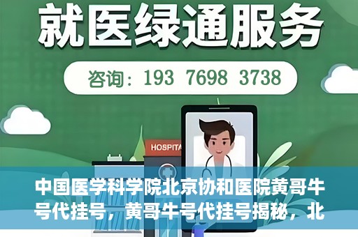 中国医学科学院北京协和医院黄哥牛号代挂号，黄哥牛号代挂号揭秘，北京协和医院挂号背后的故事