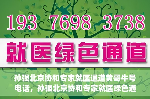 孙强北京协和专家就医通道黄哥牛号电话，孙强北京协和专家就医绿色通道与黄哥牛号电话揭秘