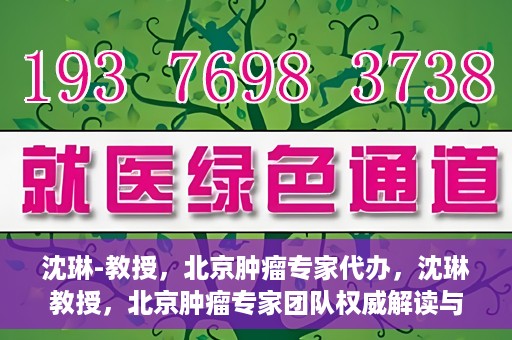 沈琳-教授，北京肿瘤专家代办，沈琳教授，北京肿瘤专家团队权威解读与代办服务解析