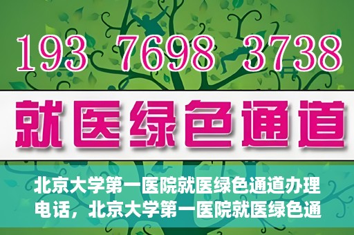 北京大学第一医院就医绿色通道办理电话，北京大学第一医院就医绿色通道服务热线电话详解