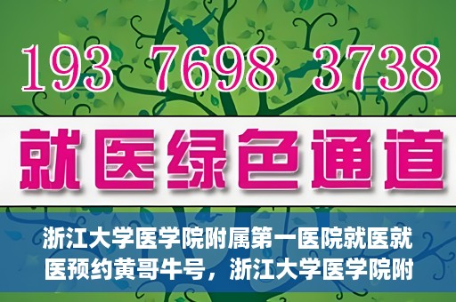 浙江大学医学院附属第一医院就医就医预约黄哥牛号，浙江大学医学院附属第一医院就医预约攻略，黄哥牛号助你轻松挂号就医
