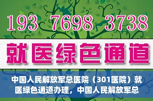 中国人民解放军总医院（301医院）就医绿色通道办理，中国人民解放军总医院就医绿色通道办理详解