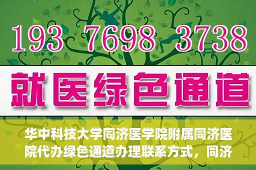 华中科技大学同济医学院附属同济医院代办绿色通道办理联系方式，同济医院绿色通道办理指南，联系方式及代办流程揭秘