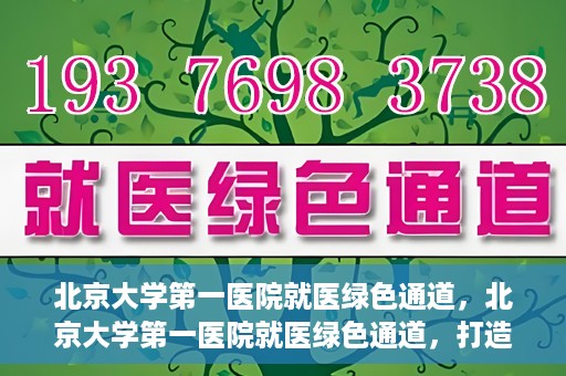 北京大学第一医院就医绿色通道，北京大学第一医院就医绿色通道，打造便捷医疗体验新篇章