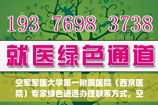 空军军医大学第一附属医院（西京医院）专家绿色通道办理联系方式，空军军医大学第一附属医院（西京医院）专家绿色通道办理指南，快速联系专家团队通道联系方式揭秘
