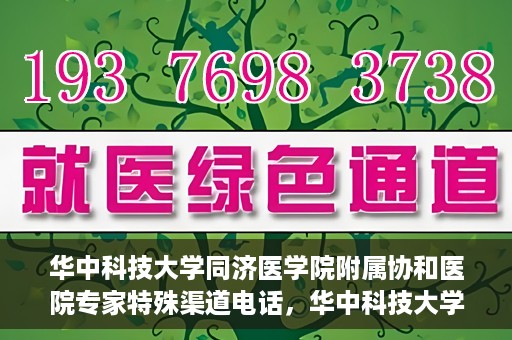 华中科技大学同济医学院附属协和医院专家特殊渠道电话，华中科技大学同济医学院附属协和医院专家特殊渠道专线电话揭秘
