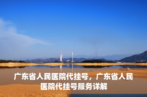 广东省人民医院代挂号，广东省人民医院代挂号服务详解