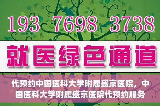 代预约中国医科大学附属盛京医院，中国医科大学附属盛京医院代预约服务指南