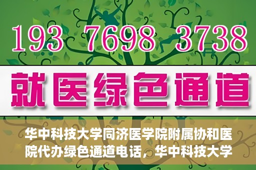 华中科技大学同济医学院附属协和医院代办绿色通道电话，华中科技大学同济医学院附属协和医院绿色通道电话代办服务详解