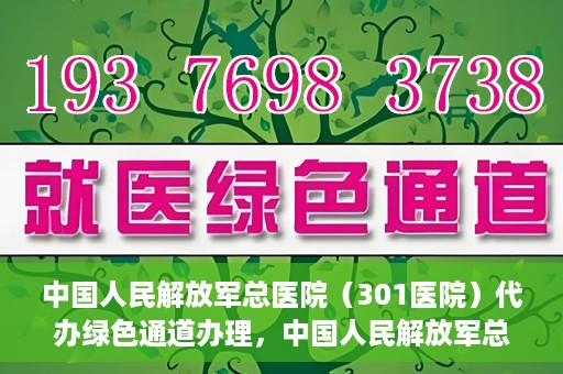 中国人民解放军总医院（301医院）代办绿色通道办理，中国人民解放军总医院绿色通道代办服务详解
