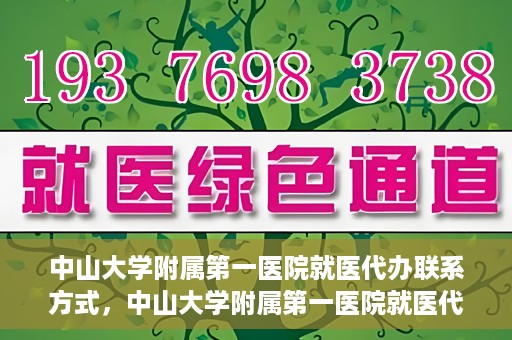 中山大学附属第一医院就医代办联系方式，中山大学附属第一医院就医代办服务联系方式详解