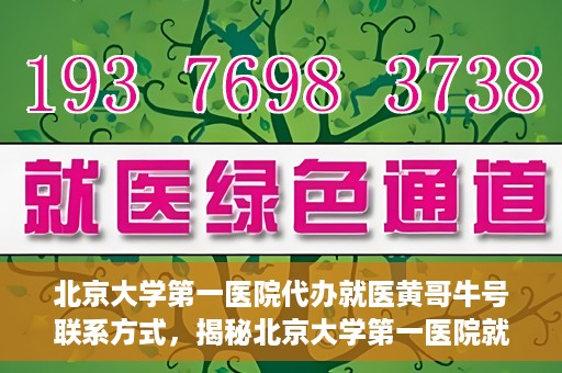 北京大学第一医院代办就医黄哥牛号联系方式，揭秘北京大学第一医院就医代办服务，黄哥牛号联系方式及代办攻略