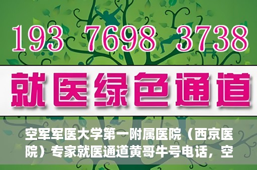 空军军医大学第一附属医院（西京医院）专家就医通道黄哥牛号电话，空军军医大学第一附属医院（西京医院）专家就医通道，黄哥牛号电话专线开通