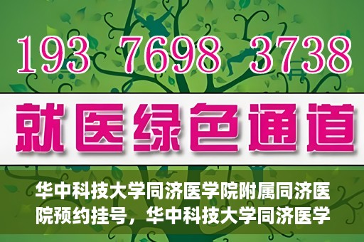 华中科技大学同济医学院附属同济医院预约挂号，华中科技大学同济医学院附属同济医院预约挂号指南