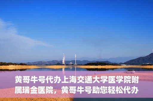 黄哥牛号代办上海交通大学医学院附属瑞金医院，黄哥牛号助您轻松代办上海交通大学医学院附属瑞金医院事务