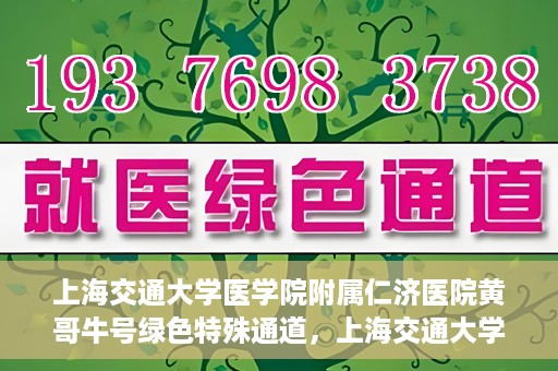 上海交通大学医学院附属仁济医院黄哥牛号绿色特殊通道，上海交通大学医学院附属仁济医院绿色特殊通道，黄哥牛号启动