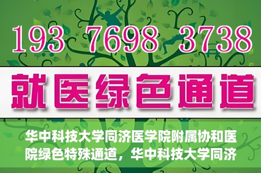 华中科技大学同济医学院附属协和医院绿色特殊通道，华中科技大学同济医学院附属协和医院，绿色特殊通道的探索与实践