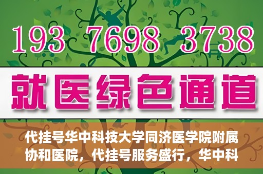 代挂号华中科技大学同济医学院附属协和医院，代挂号服务盛行，华中科技大学同济医学院附属协和医院如何应对挑战？