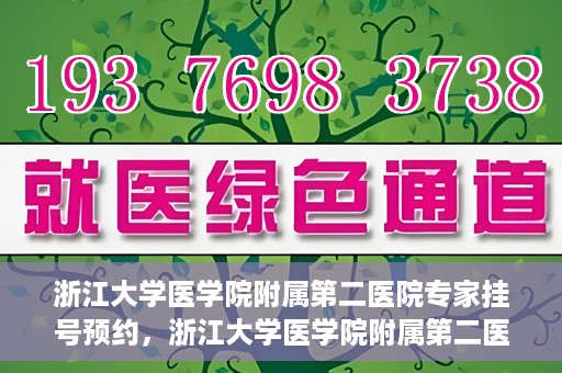 浙江大学医学院附属第二医院专家挂号预约，浙江大学医学院附属第二医院专家挂号预约攻略与指南