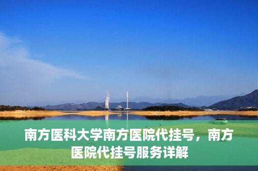 南方医科大学南方医院代挂号，南方医院代挂号服务详解