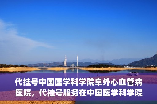 代挂号中国医学科学院阜外心血管病医院，代挂号服务在中国医学科学院阜外心血管病医院，预约挂号新体验与挑战