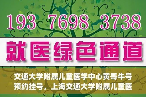 交通大学附属儿童医学中心黄哥牛号预约挂号，上海交通大学附属儿童医学中心黄哥牛专家预约挂号攻略