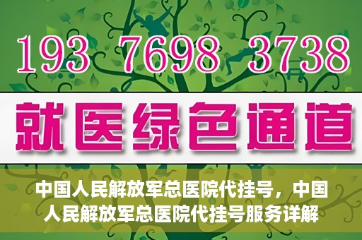 中国人民解放军总医院代挂号，中国人民解放军总医院代挂号服务详解