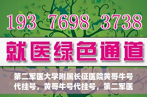第二军医大学附属长征医院黄哥牛号代挂号，黄哥牛号代挂号，第二军医大学附属长征医院的便捷就医之路