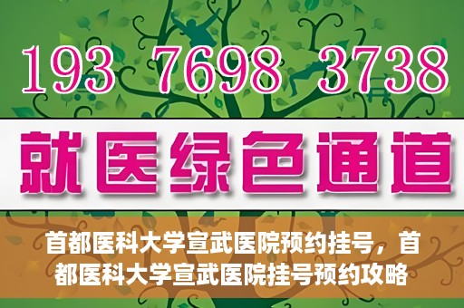 首都医科大学宣武医院预约挂号，首都医科大学宣武医院挂号预约攻略