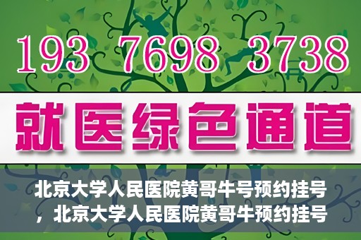 北京大学人民医院黄哥牛号预约挂号，北京大学人民医院黄哥牛预约挂号攻略，轻松预约，便捷就医
