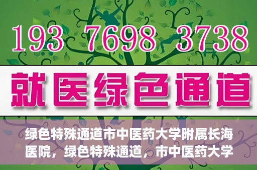 绿色特殊通道市中医药大学附属长海医院，绿色特殊通道，市中医药大学附属长海医院的探索与实践