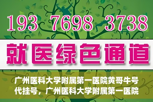 广州医科大学附属第一医院黄哥牛号代挂号，广州医科大学附属第一医院黄哥挂号攻略，轻松解决代挂号问题