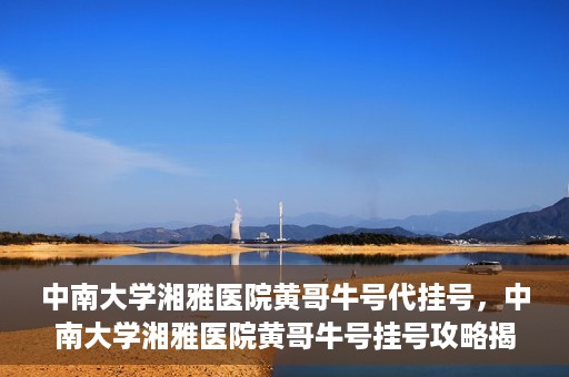 中南大学湘雅医院黄哥牛号代挂号，中南大学湘雅医院黄哥牛号挂号攻略揭秘